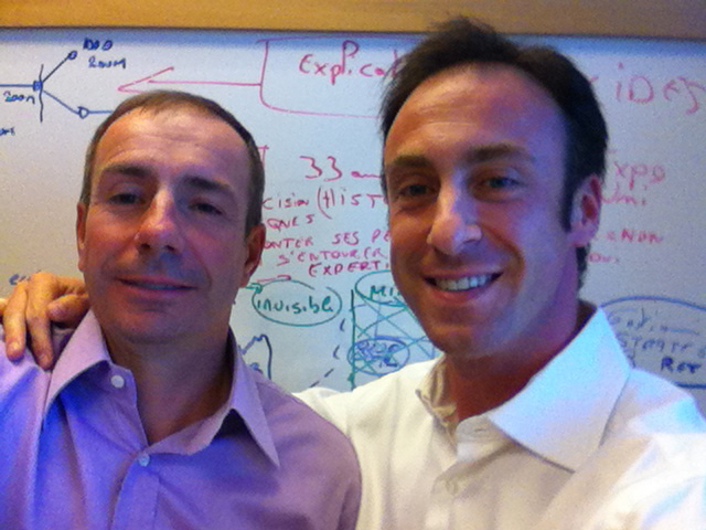 Franck Nicolas avec Pierre Pomerleau